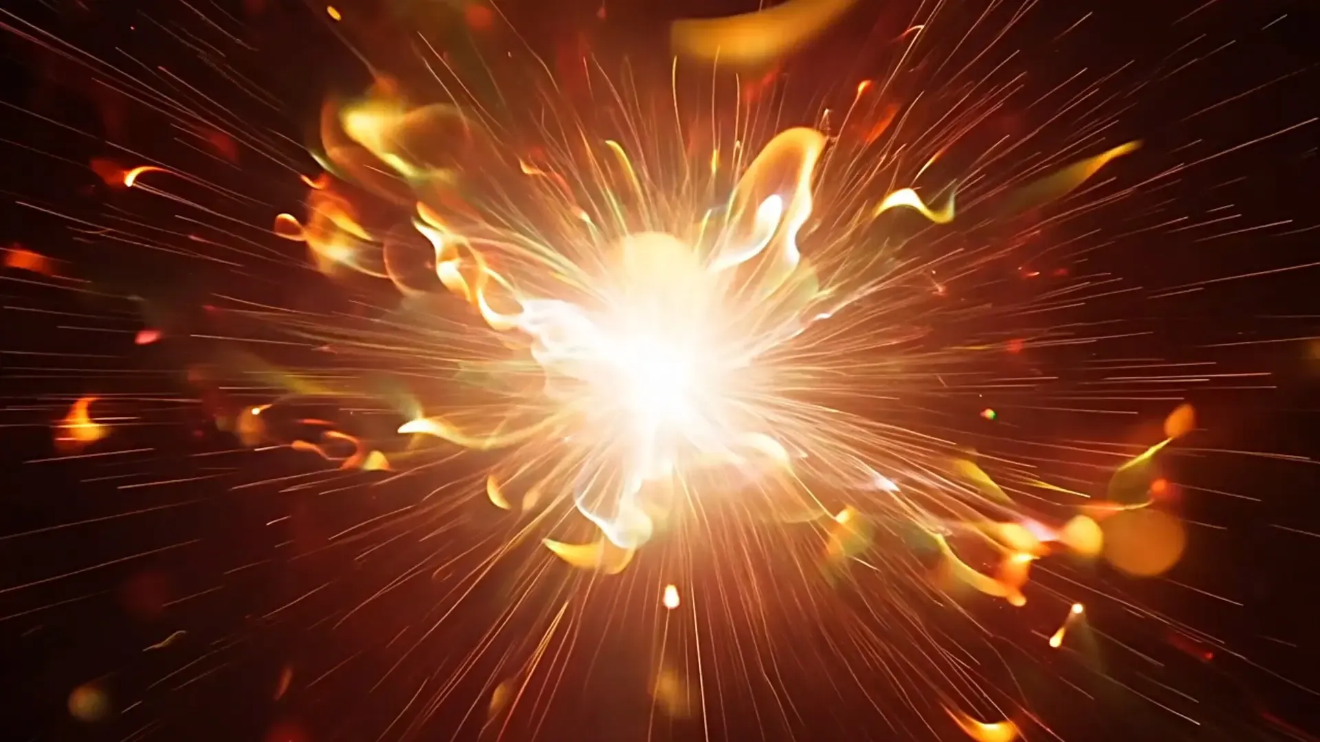 Energetic Light Explosion Overlay for Logo Animations